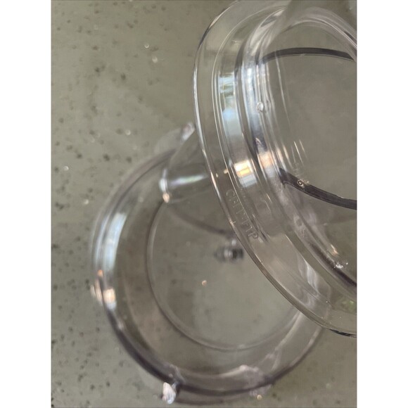 Cuisinart Food Processor Lid Replacement Parts CBFP-10 Cover + CBFP-FTP Pusher - Picture 8 of 9